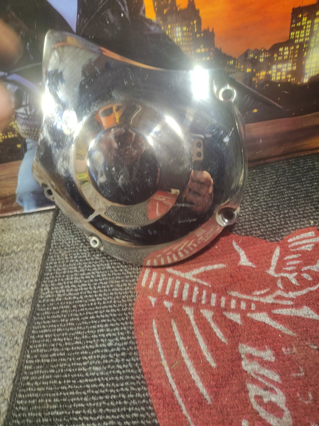 18 Indian Chieftain Limited front pulley sprocket chrome cover