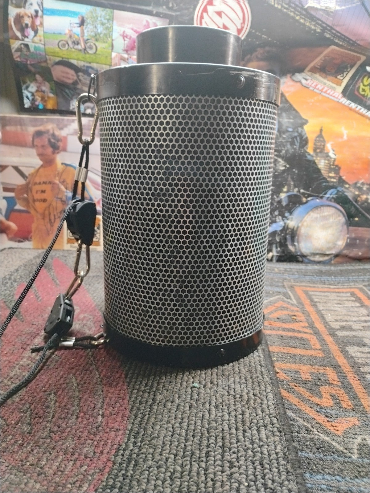 4"x 12” grow room  Air Carbon Filter Smell Control & 4in inline blower motor