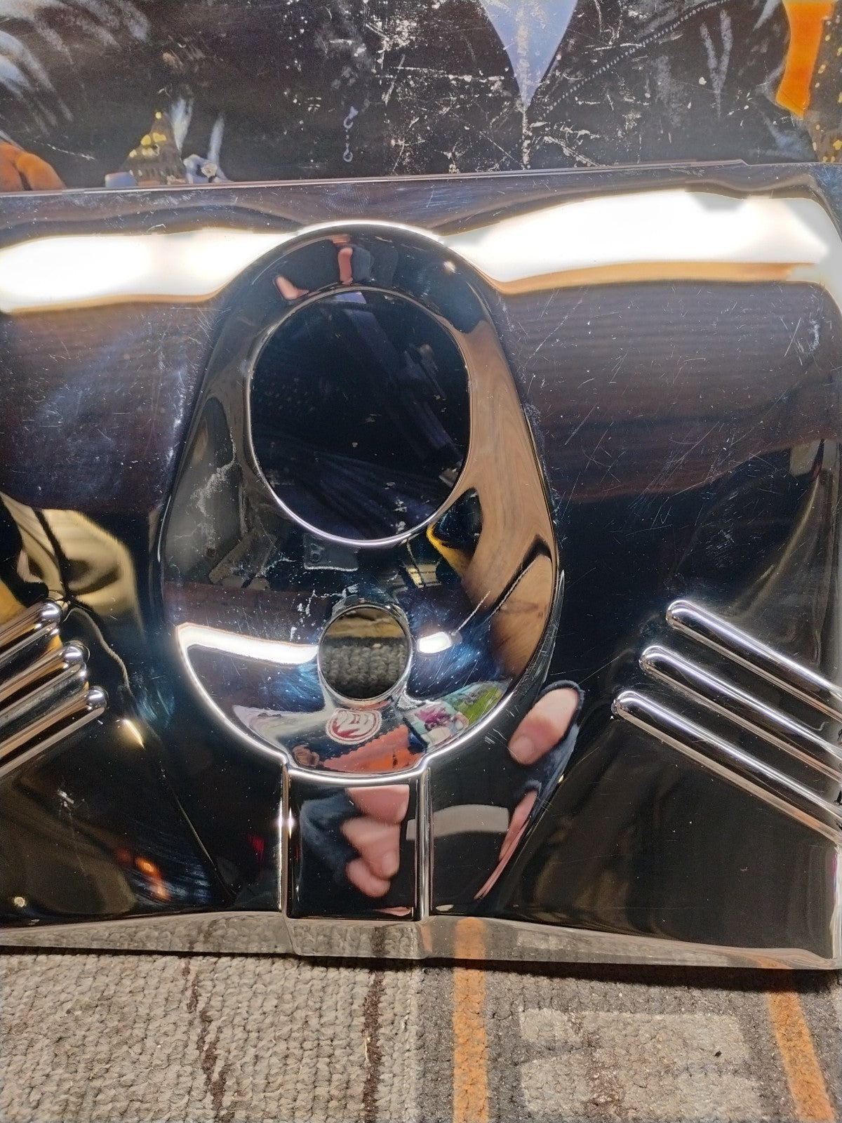 1986-2008 Harley Davidson Softail Fat Boy Front Fork Cover Chrome OEM 