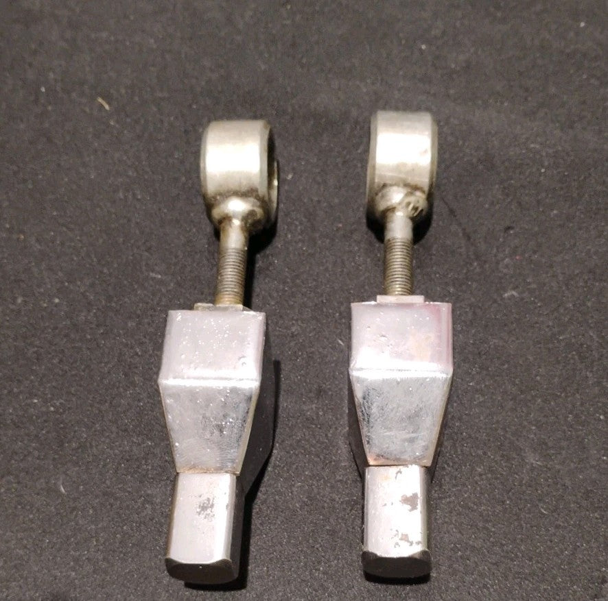 72 Harley FXE FX-1200 Super Glide Shovelhead Rear Axle Chain Adjusters Pair