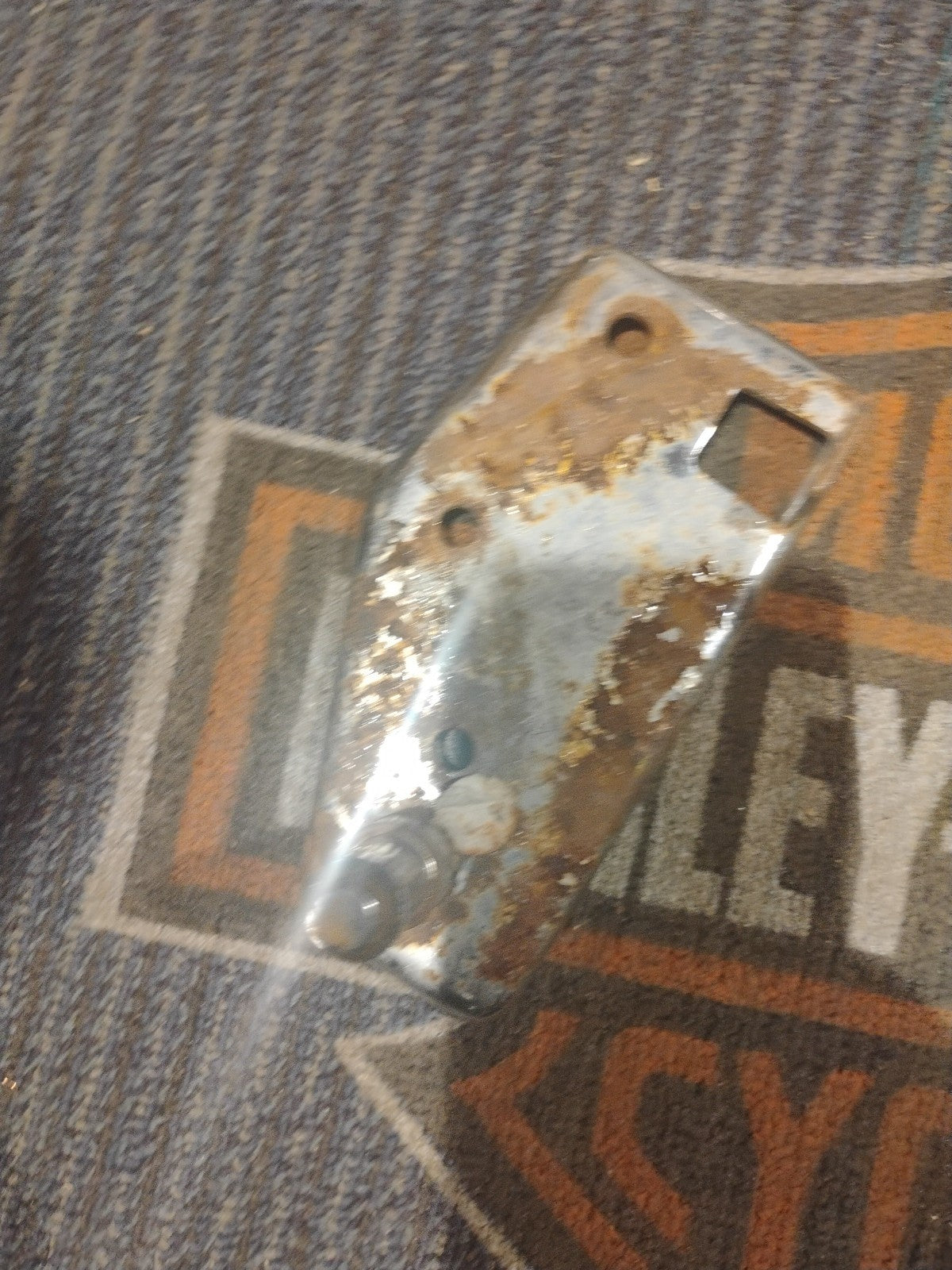 HARLEY DAVIDSON 1970-1979 SHOVELHEAD FLH REAR BRAKE PEDAL MOUNT 875B