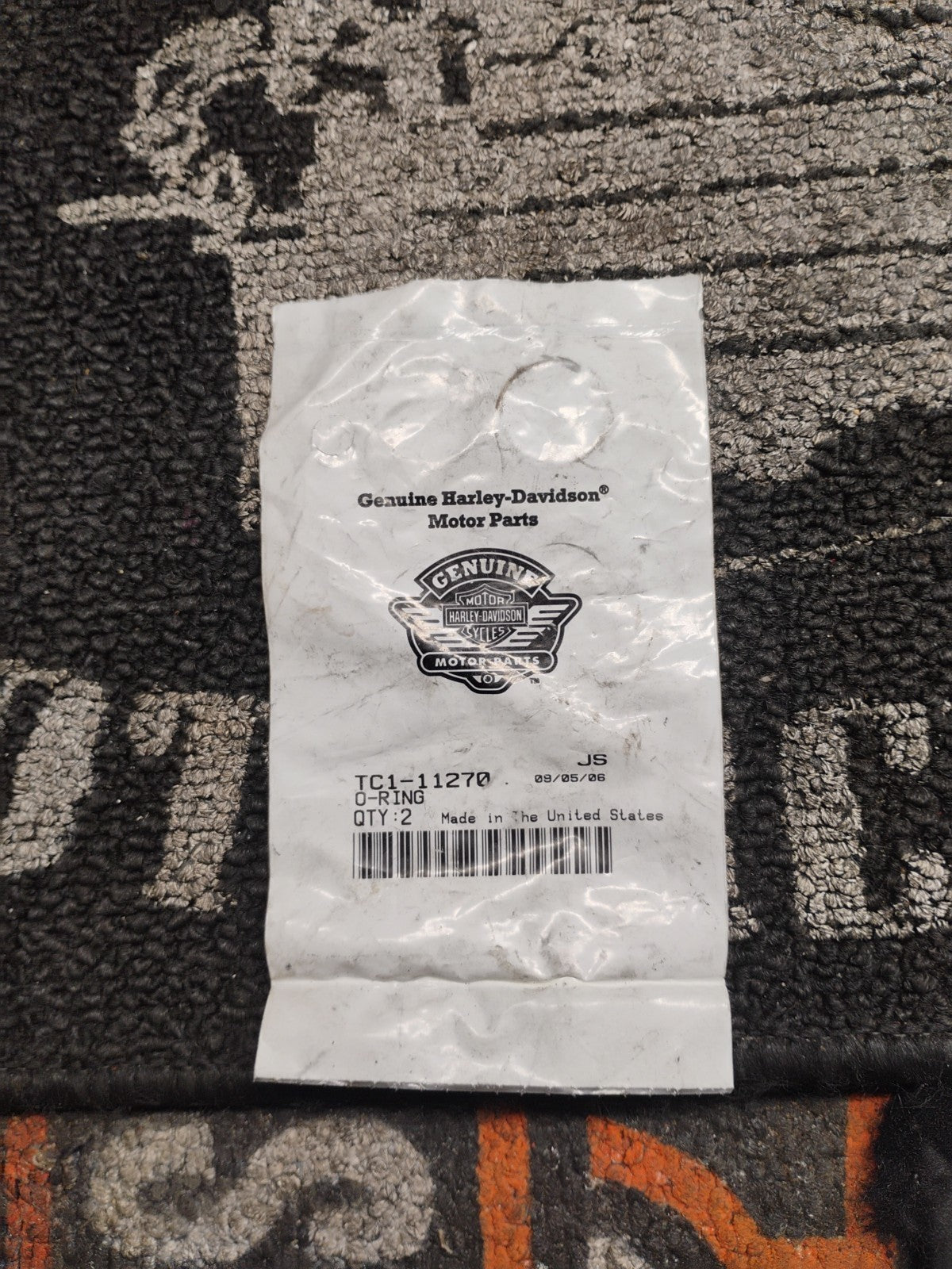 Harley-Davidson OEM O-Ring Tcl-11270 QTY 2