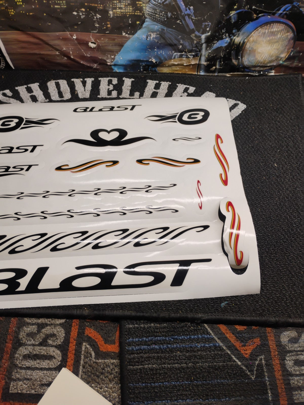 NOS Buell Blast Mesa Personal FX Art Decal Set 1 H-D 13622-00Y
