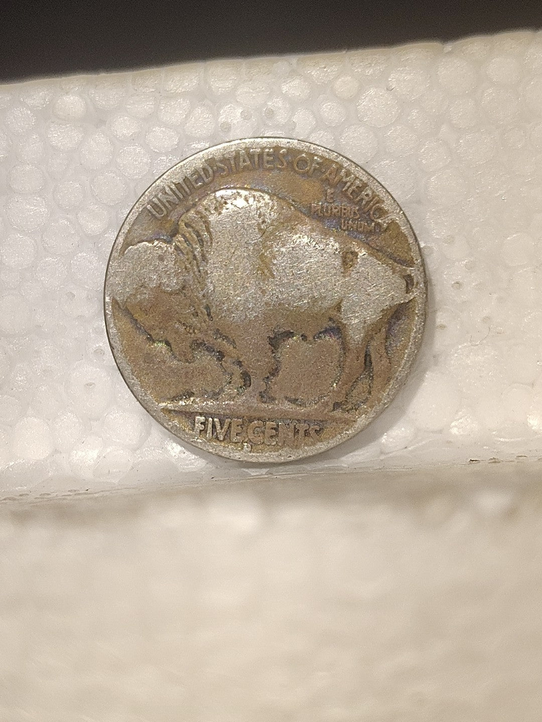 1934 D Buffalo Nickel Dripping Luster++ Gorgeous Rainbow Toning!