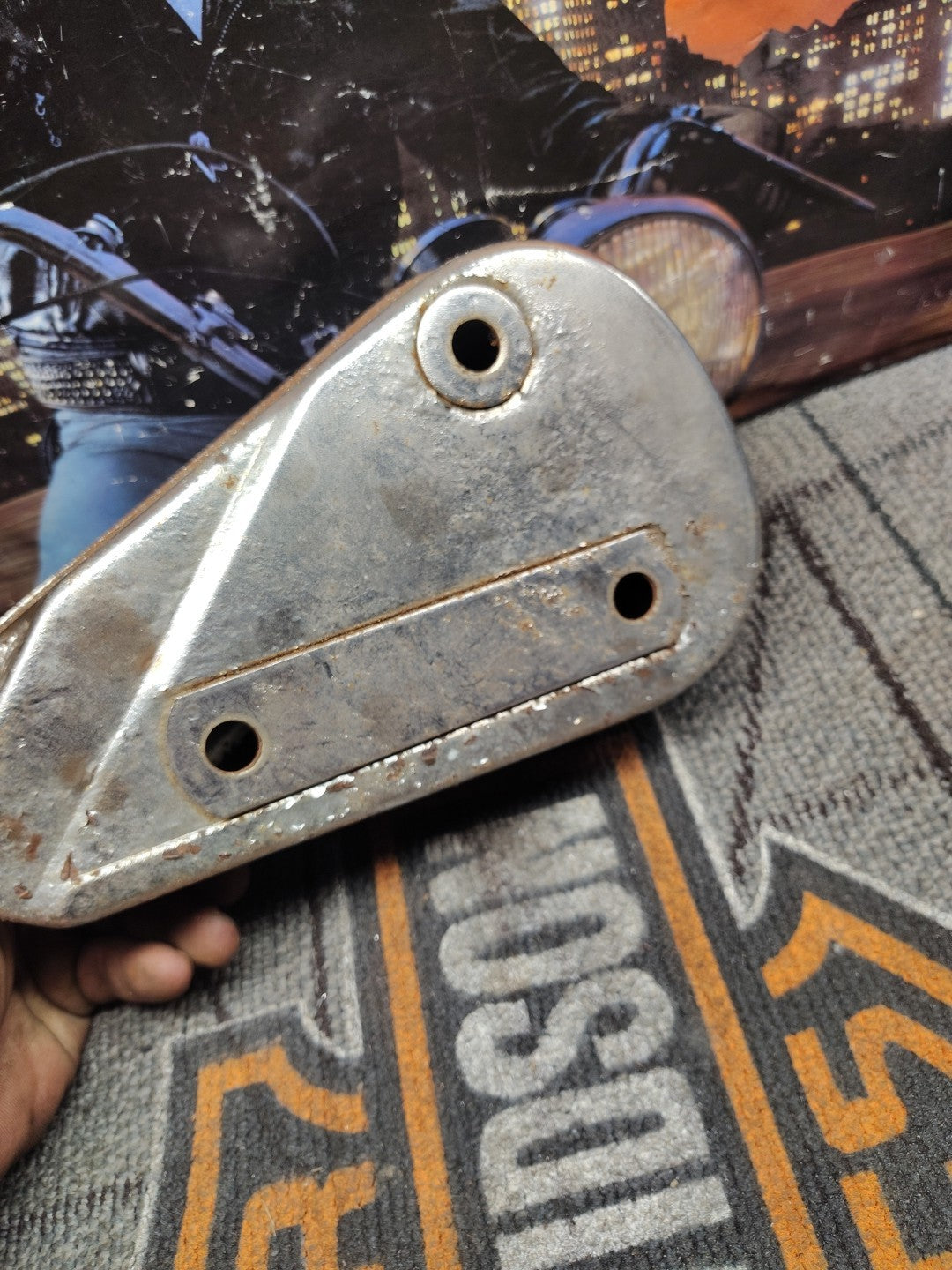  Crusty 1955 Harley Panhead Flathead Knucklehead EL FL UL OEM *2252A Tool Box 