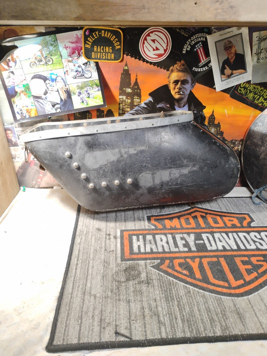 Genuine Harley 1957-1962 Big Twin Duo-Glide OEM  Left Bubble Bag 90851-54Type1 