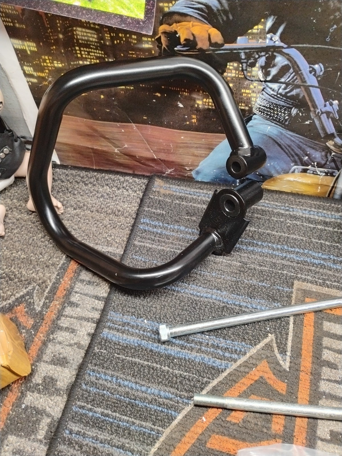 Fit For  Royal Enfield Hunter 350 Black Compact Engine Guardj1c  KXG 0053/F