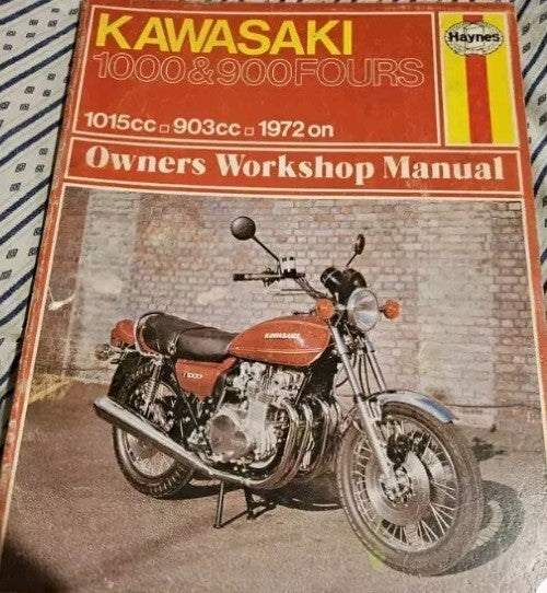 HAYNES KAWASAKI 1000 & 900 Fours Owners Workshop Manual 1972 On #222