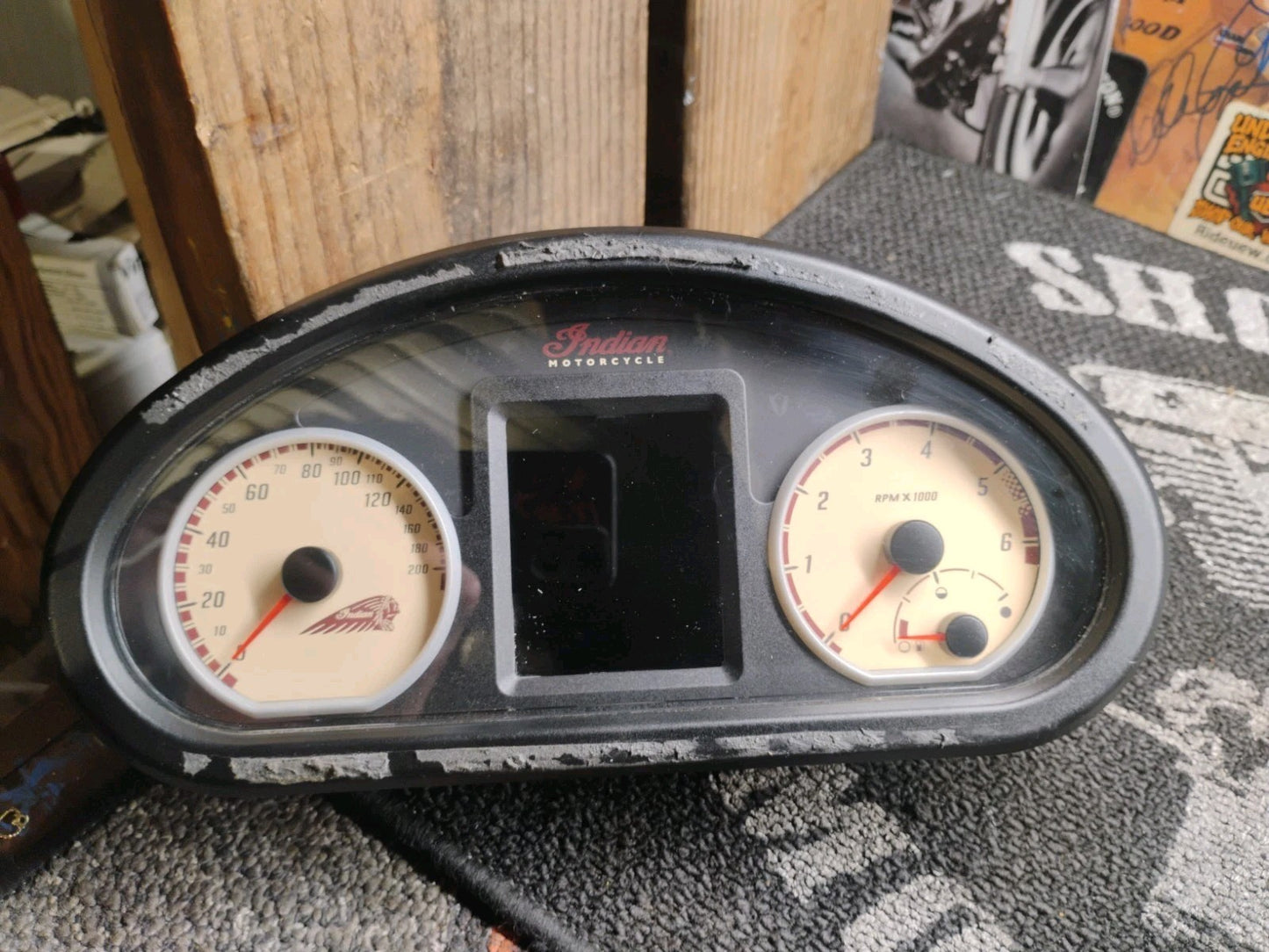 2015 Indian Roadmaster Chief Speedometer Speedo Tach Tachometer Gauge 