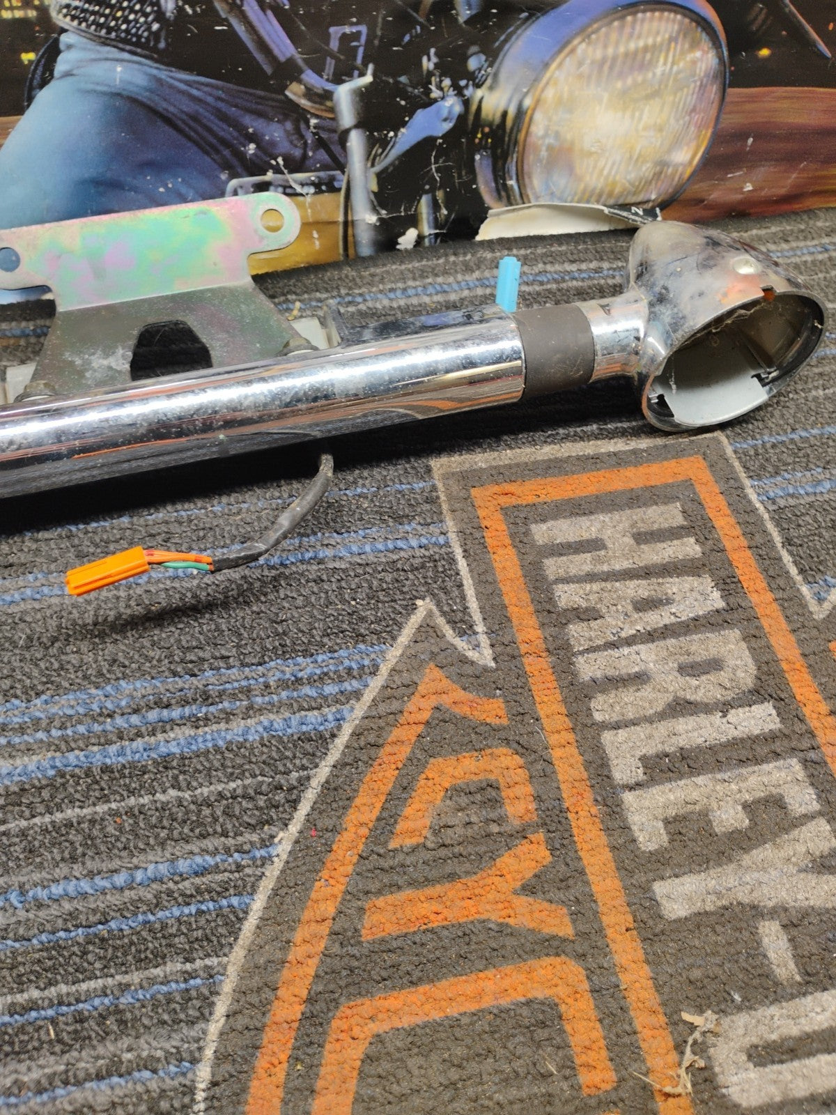 1999 98-03 Honda Shadow VT750 Ace Front Turn Signal Flasher Light Bar Indicator