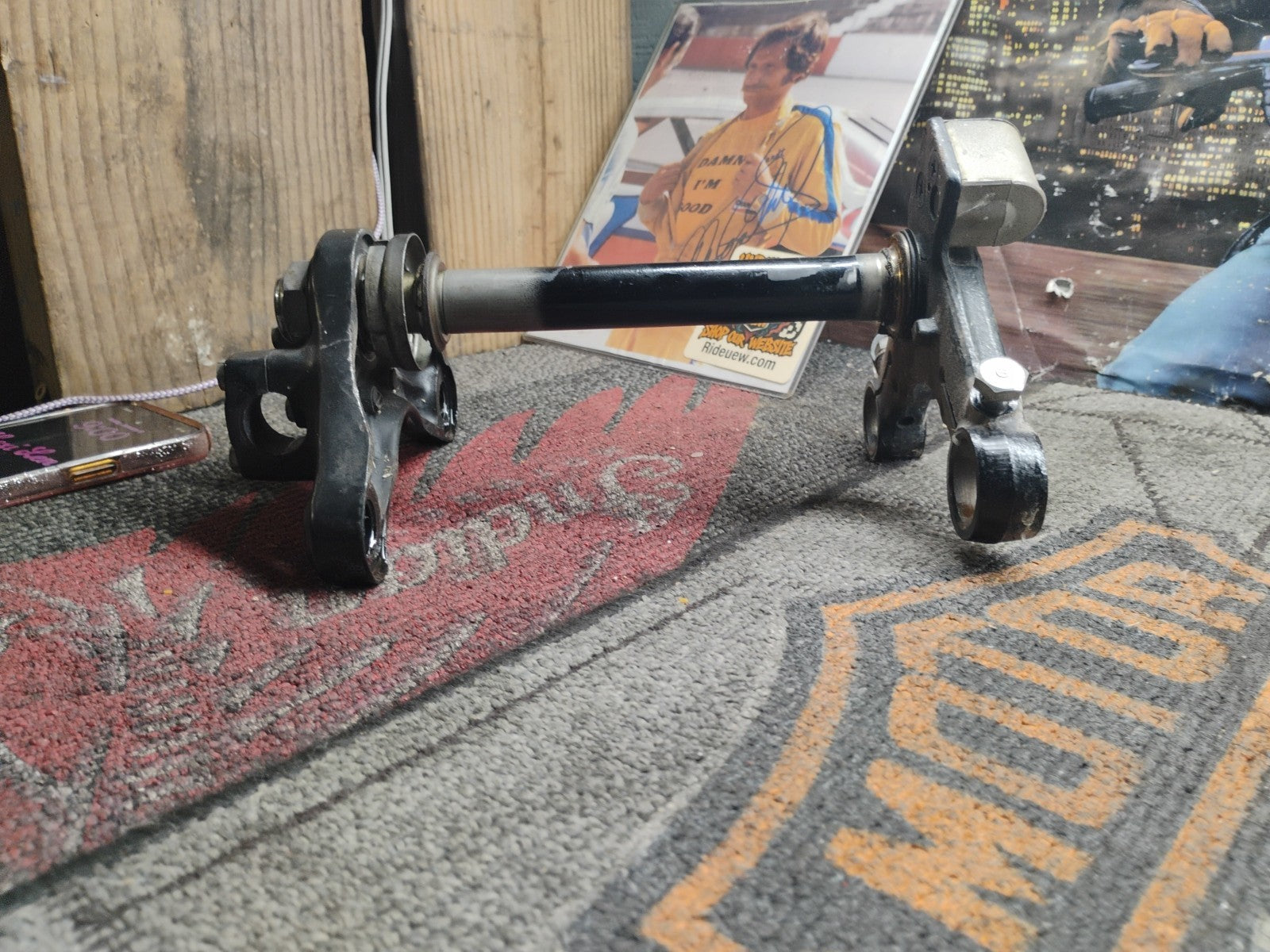 1974 Honda CB125S Triple tree steering stem clamp yoke