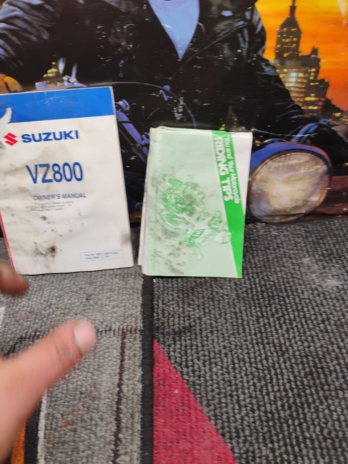 Genuine 2009 Suzuki VZ800 IntruderOwners Manual And Riding Tips Free Black Mold