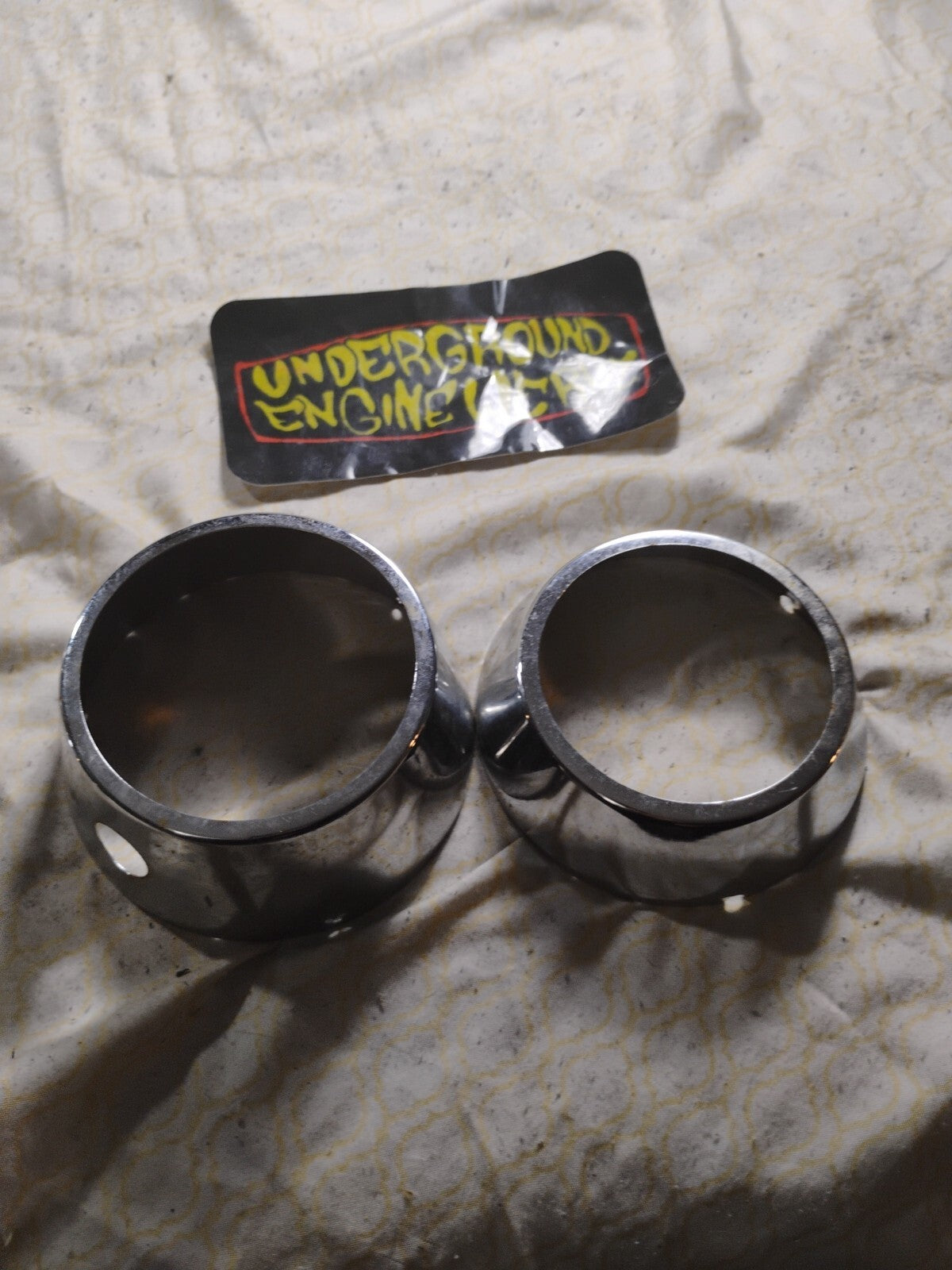 1974-80 Harley Sportster Chrome Speedometer Covers  2463     