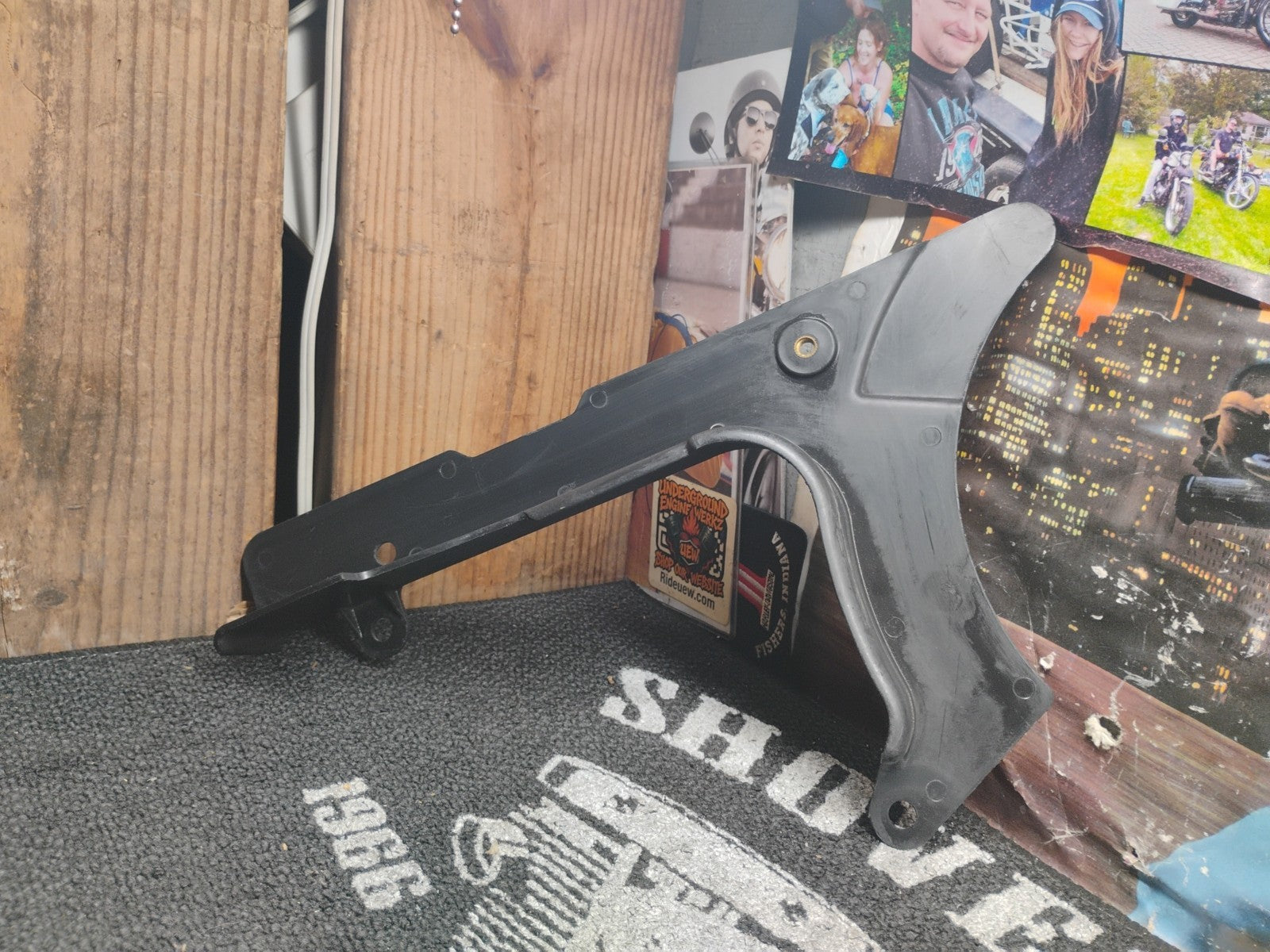 Harley Davidson Softail Lower Belt Guard Cover Black OEM 60313-00 FXST FLST 2000
