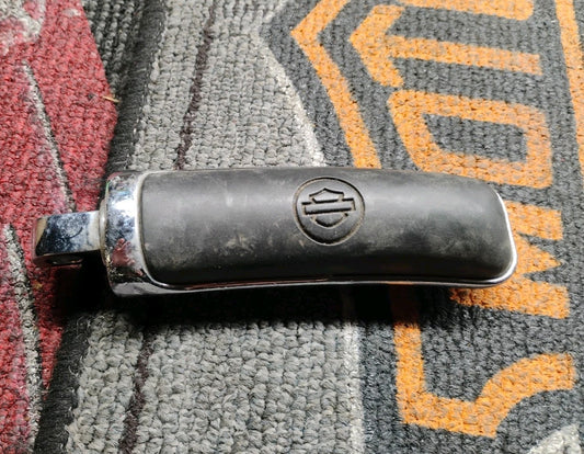 HARLEY DAVIDSON OEM CHROME & RUBBER FOOTPEG LEFT