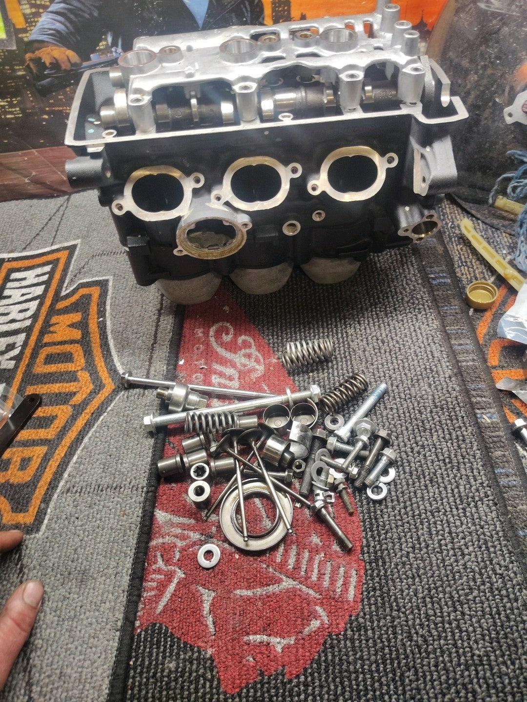 Triumph Street Triple 675 08 09 Cylinders And  Head T1150171