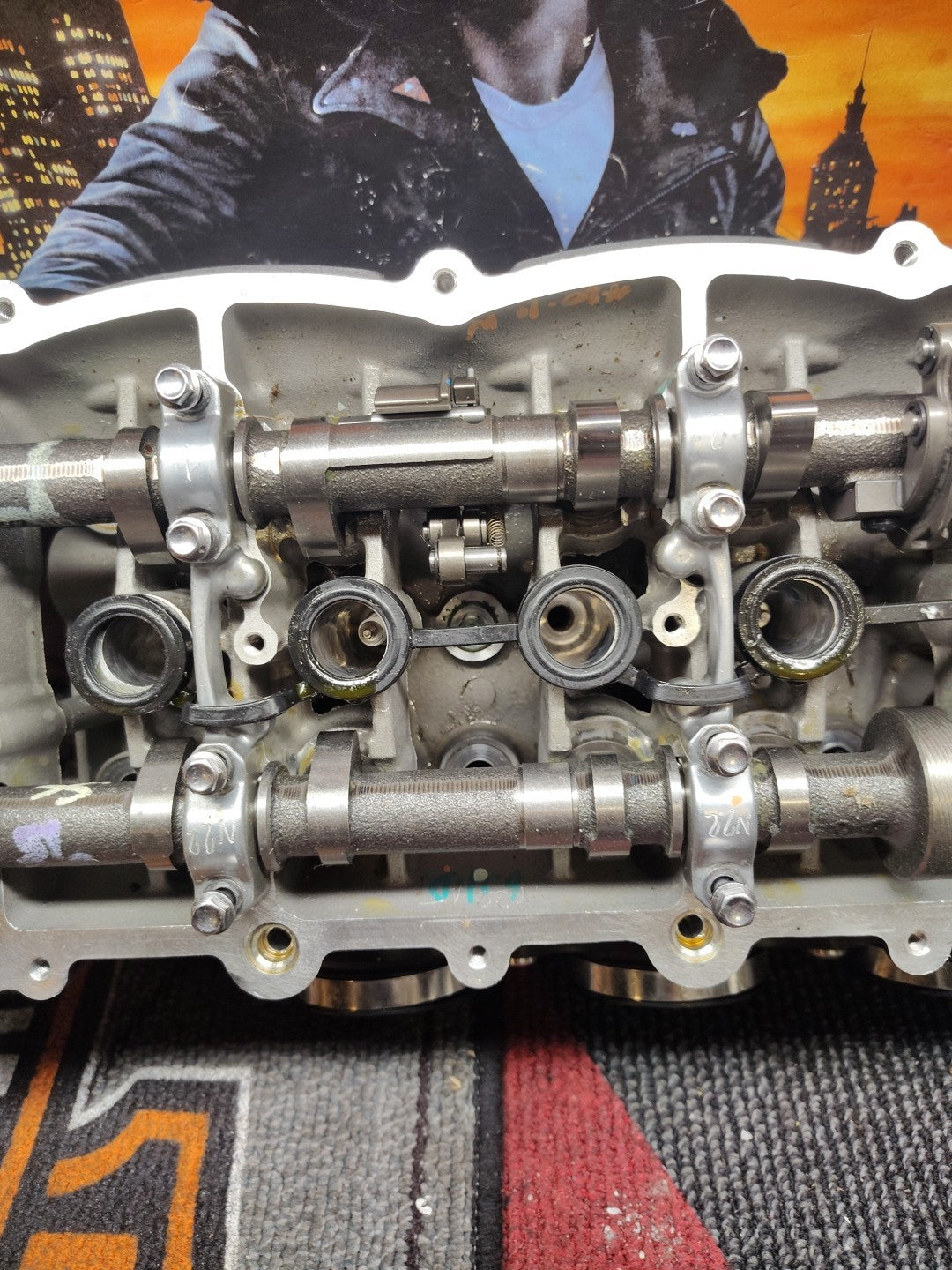 Triumph Speed Triple 1200 RS RR 2021 engine cylinder barrel piston pistons