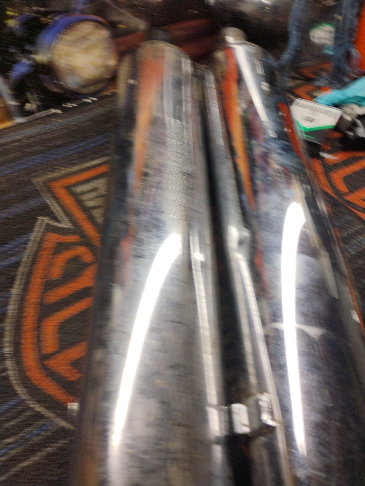 Harley Davidson FLHT Touring Exhaust Muffler 65546-98A CHROME EXHAUST PIPE 