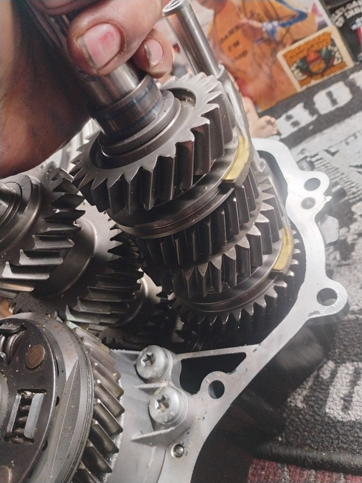 Title:  BMW R1200RS LC 2017 OEM TRANSMISSION GEARBOX INTERNALS SHAFTS GEARS LOW