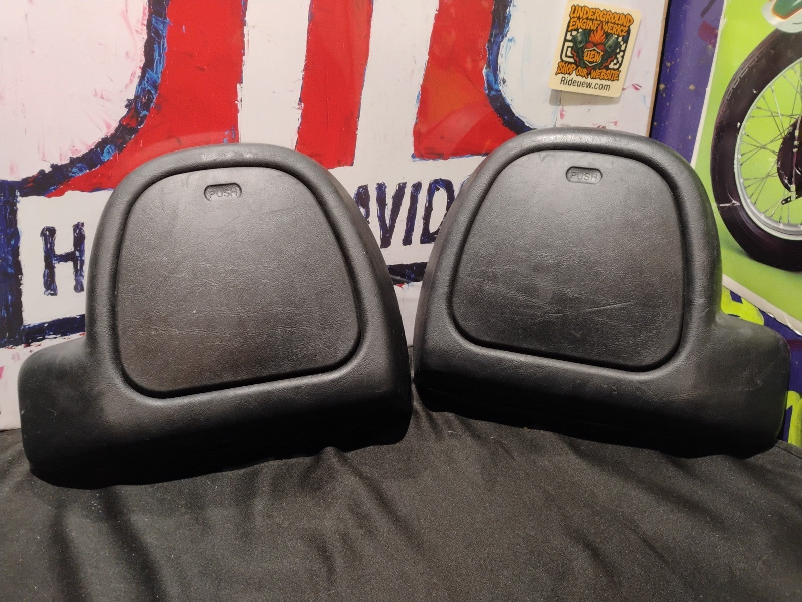 HARLEY DAVIDSON GLOVE BOX SIDE COVERS TOURING FLHTCU FLTR