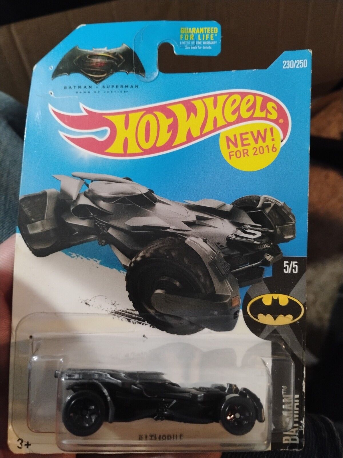 Hot Wheels Batman Batmobile 5/5 DC COMICS 2016