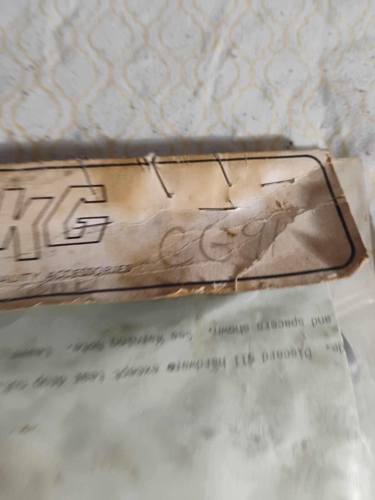 Vintage NOS KG Case Guard Crash Bar Hardware Fits: Suzuki GS-750 Lt(80)