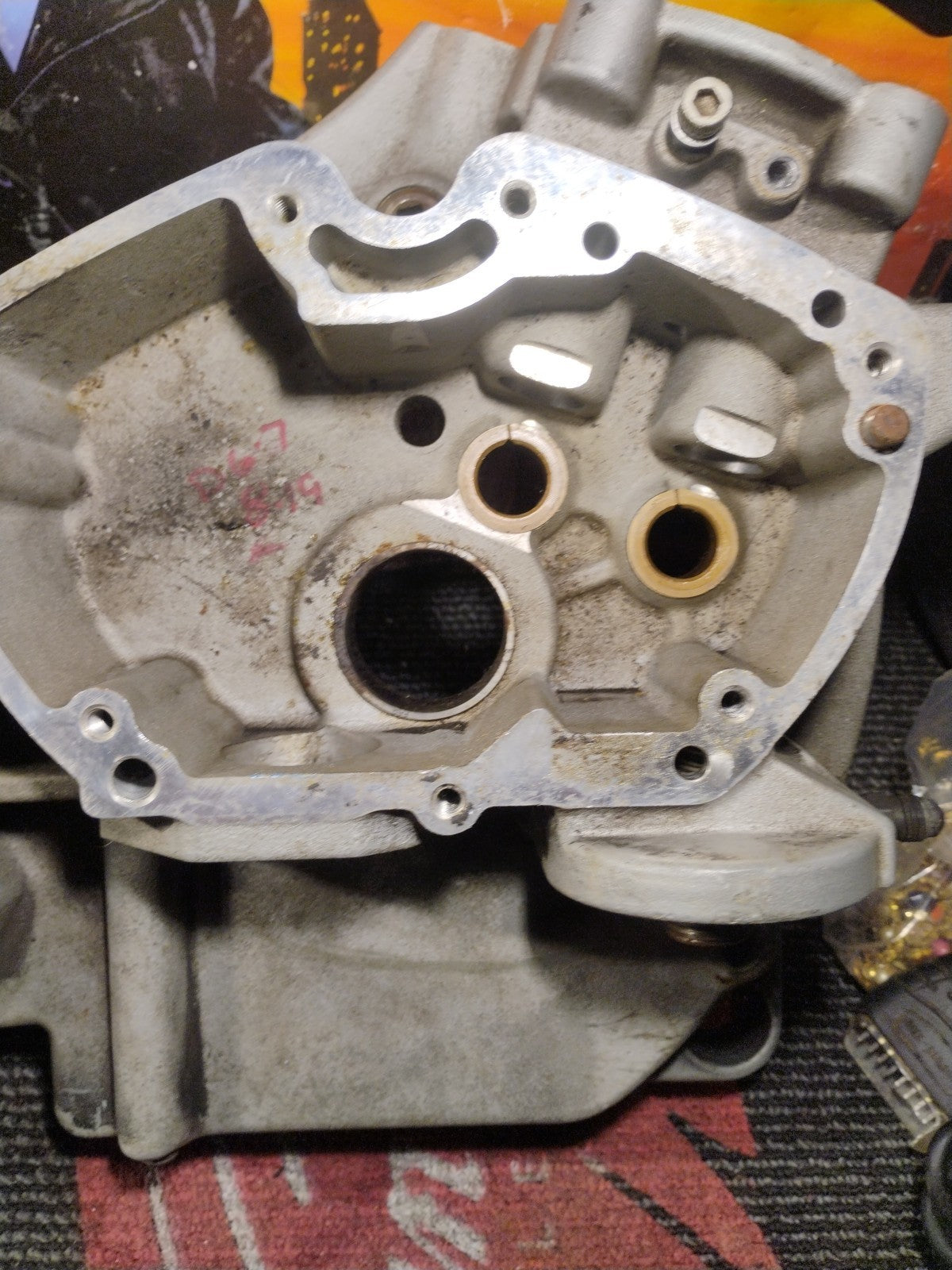 BUELL BLAST 500 01-09 Engine Right Side Crank Cases With 5th Gear