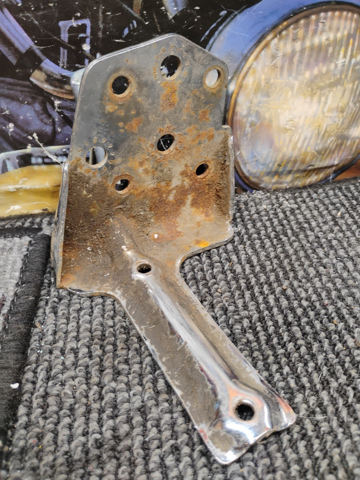 Harley Davidson Shovelhead Regulator Bracket Bobber Custom FL FLH FXWG FX 23-327