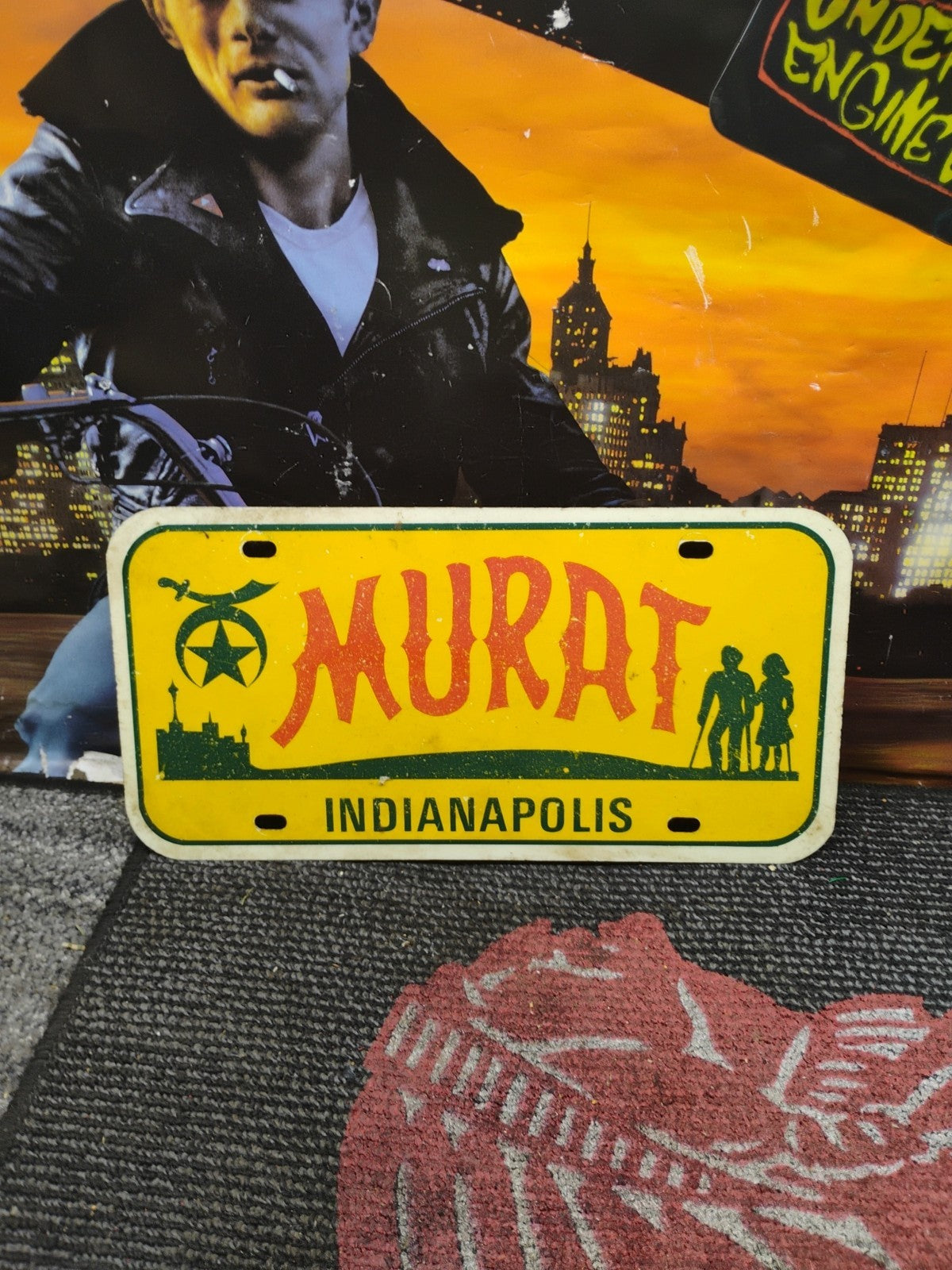 1978 INDIANA LICENSE PLATE FREE SHIPPING  Indianapolis Murat