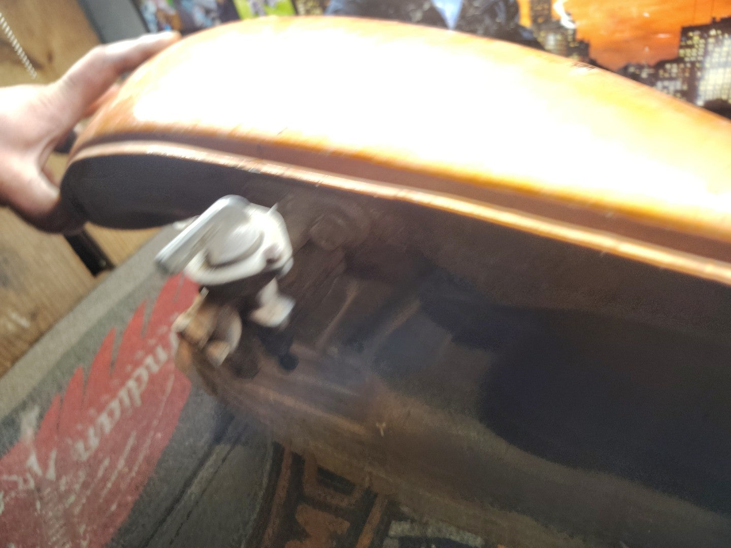 1982  KAWASAKI CSR 650 KZ 650 H2 FUEL GAS PETRO TANK OEM 51001-1057-00