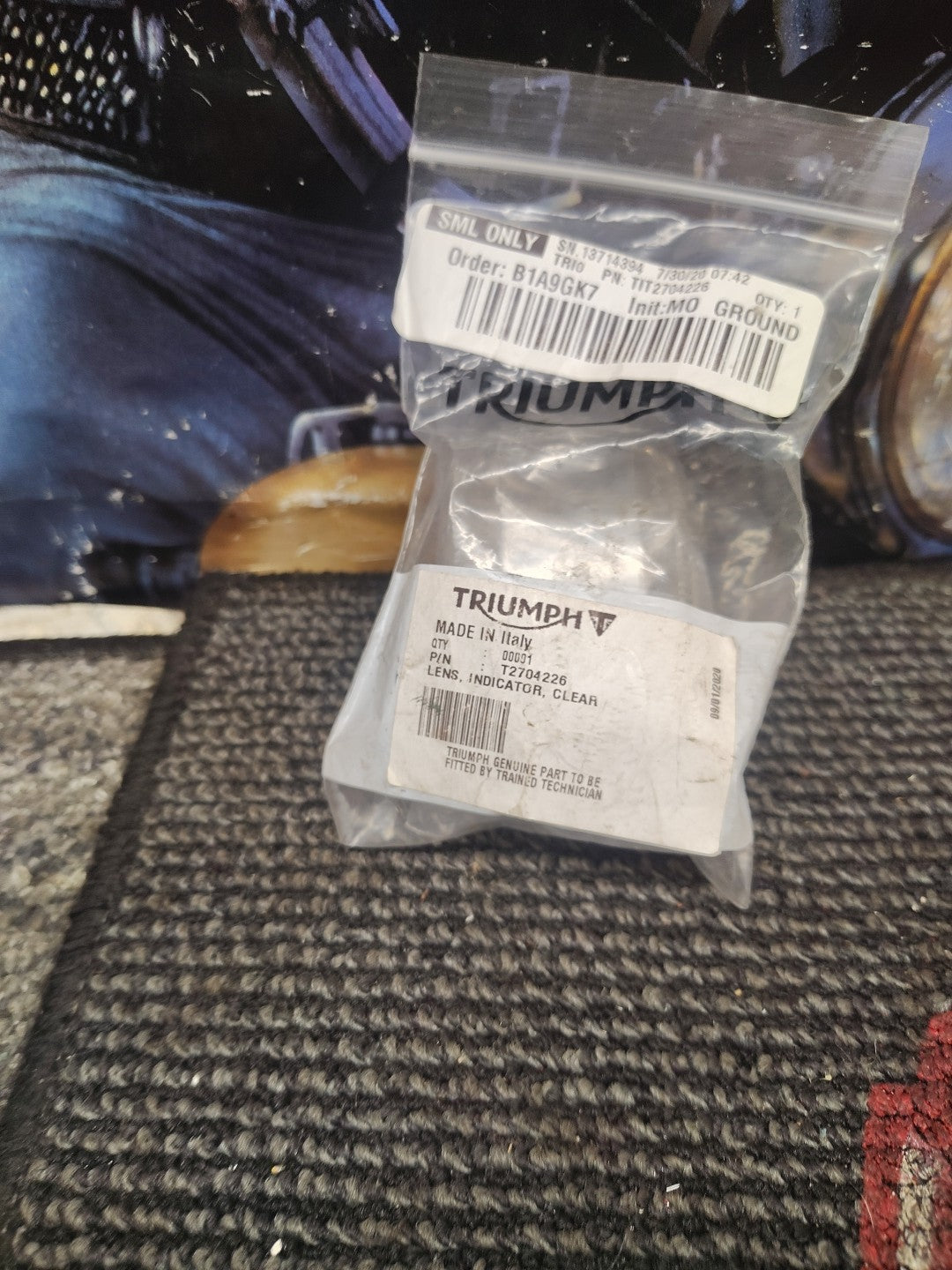 Triumph Clear Lense Indicator p/n T2704226
