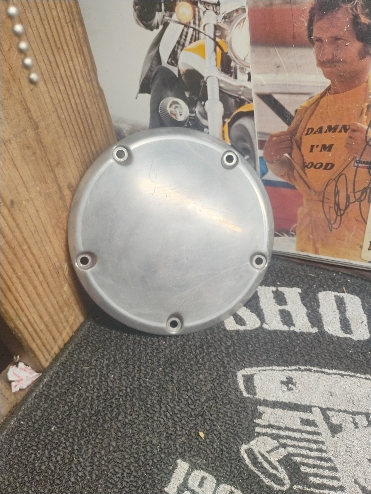 Harley Davidson Derby Cover 25415-99 W Hardware & Gasket Softail Touring Dyna