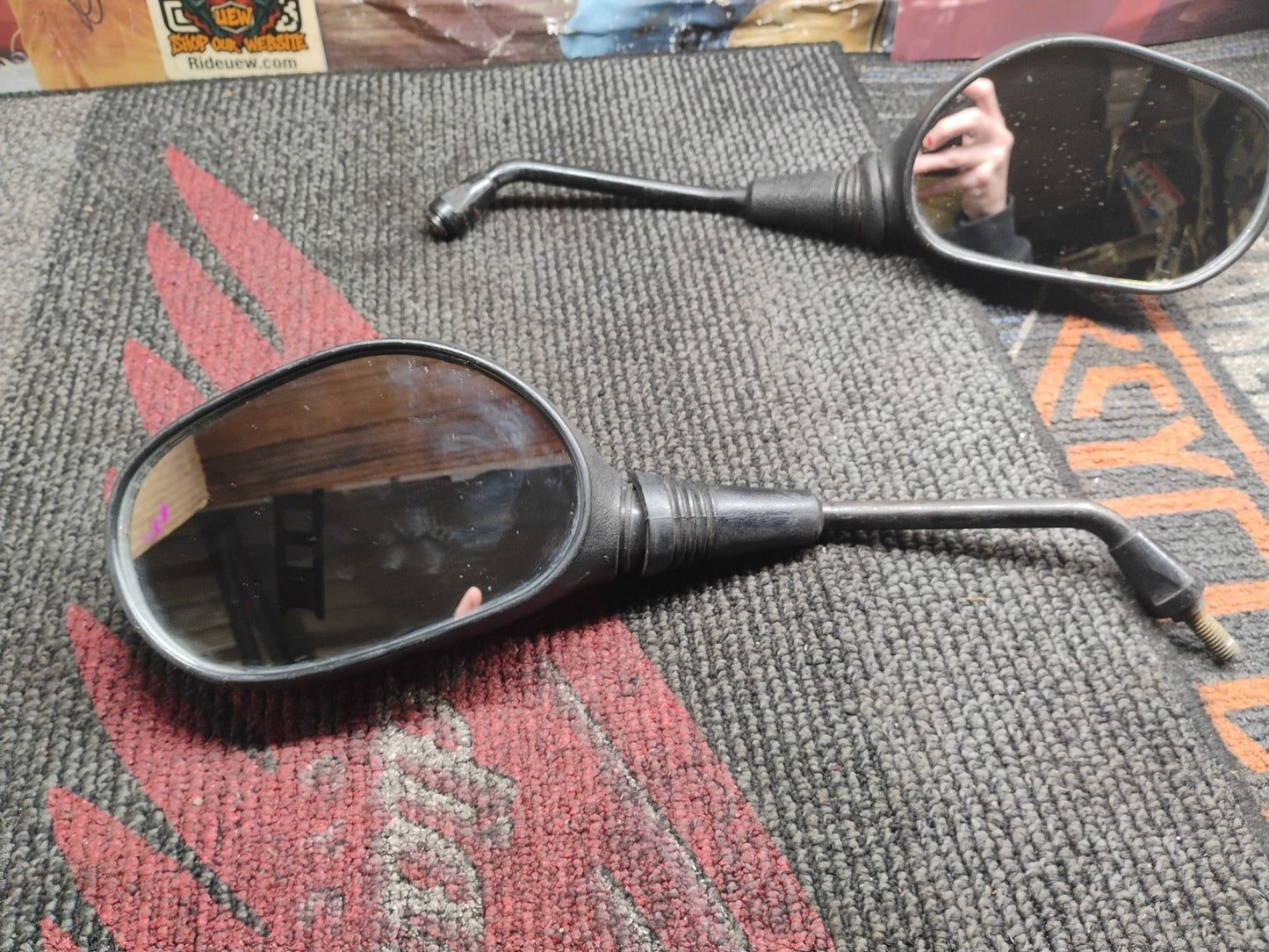 Set Of Scooter Moped Rearview Mirrors