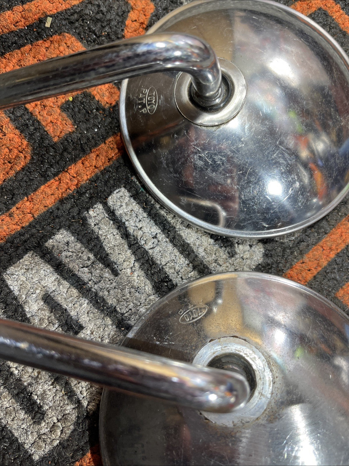 Pair Of Motorcycle Mirrors 