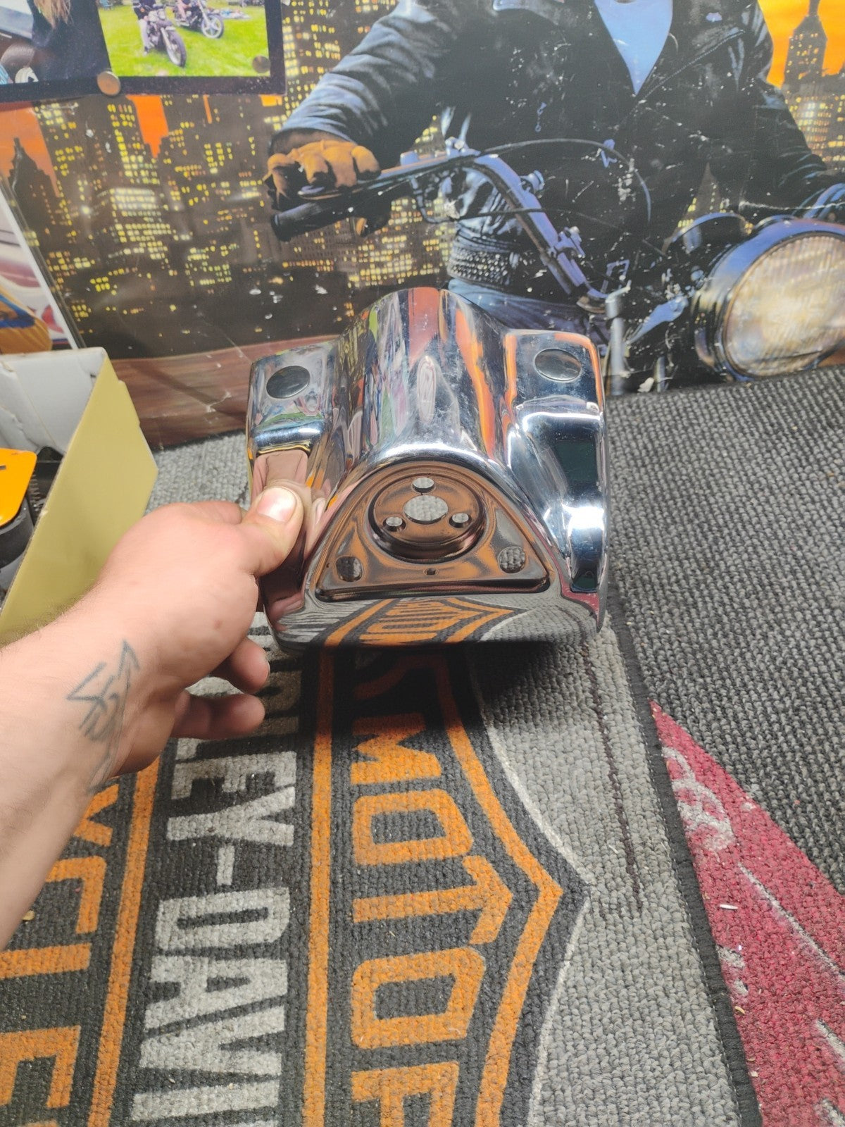 Harley Davidson OEM Road King Handlebar Riser Cover 67866-94