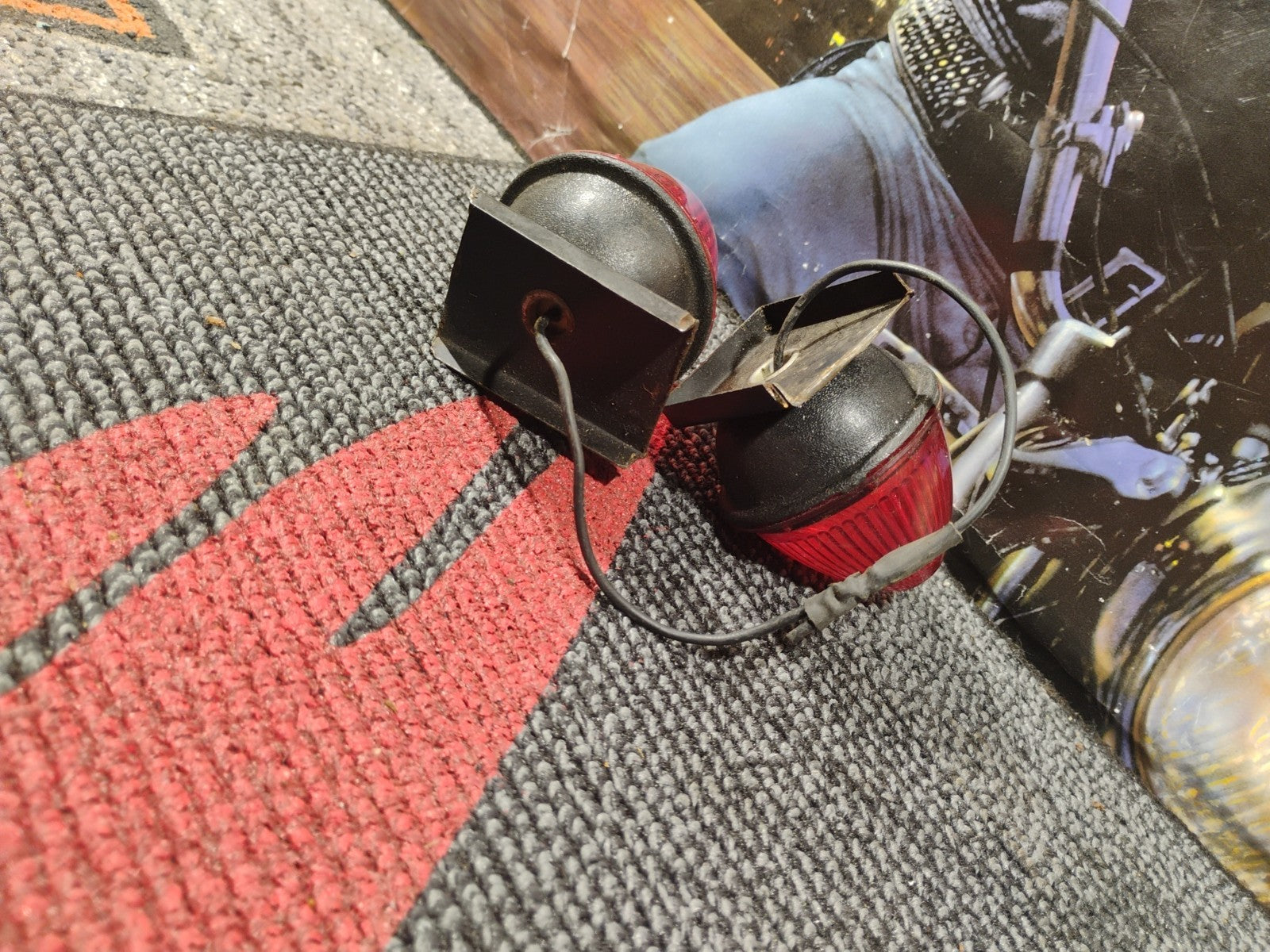 Motorcycle Red Brake Tail Lights