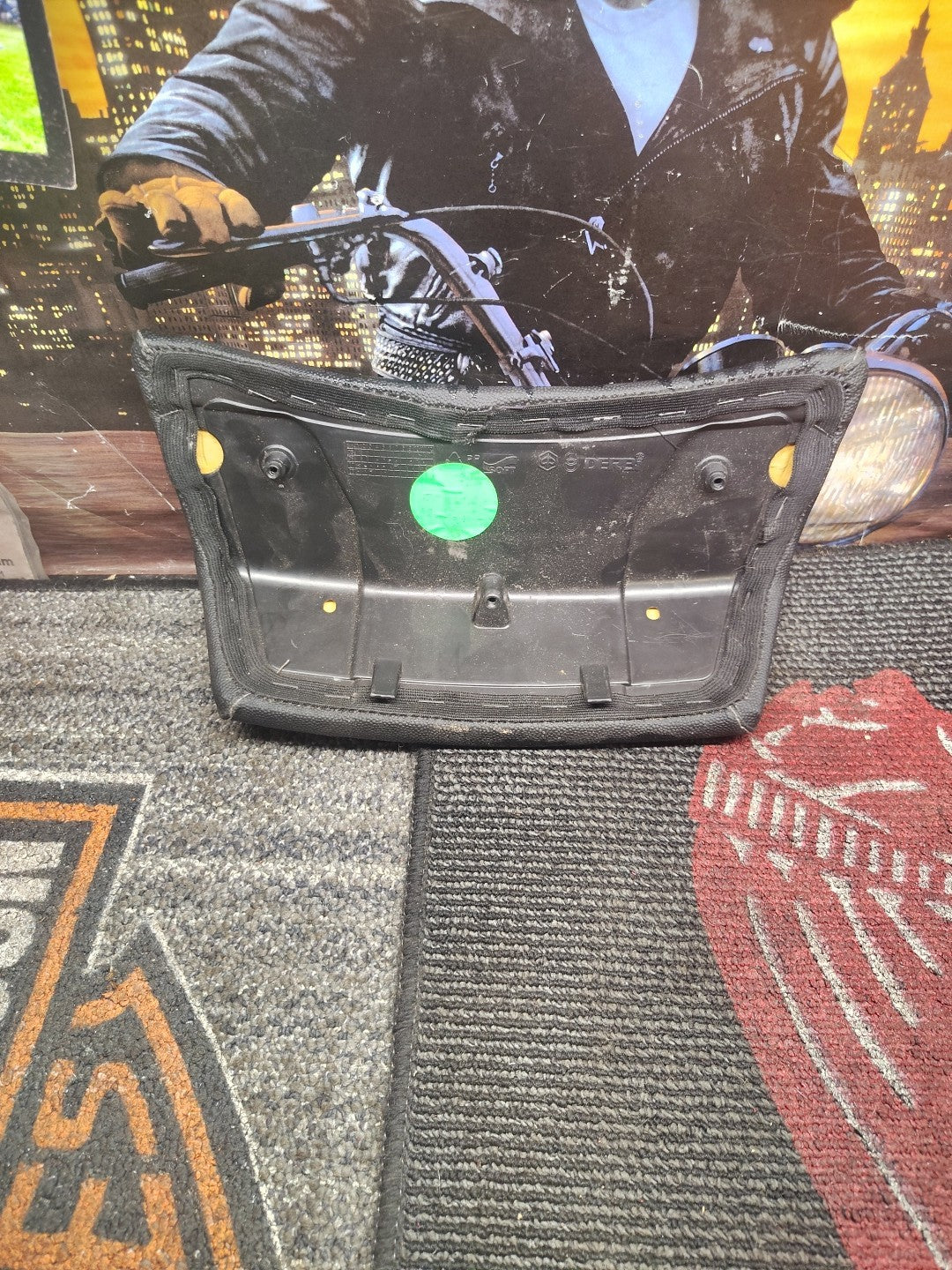 2009 VESPA PIAGGIO MP3 THREE WHEELER 400IE SEAT CUSHION COVER OEM