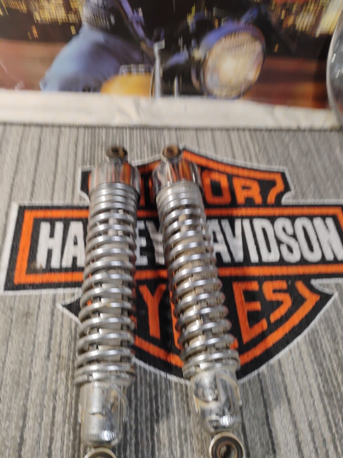 2001 Harley Davidson Sportster XL883 OEM Rear Shocks Right Left Shock 54566-97