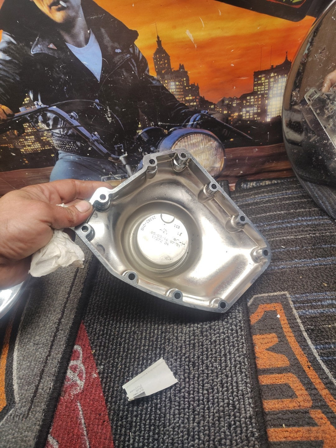 Harley Davidson Chrome Cam Cover HD 25362-01B