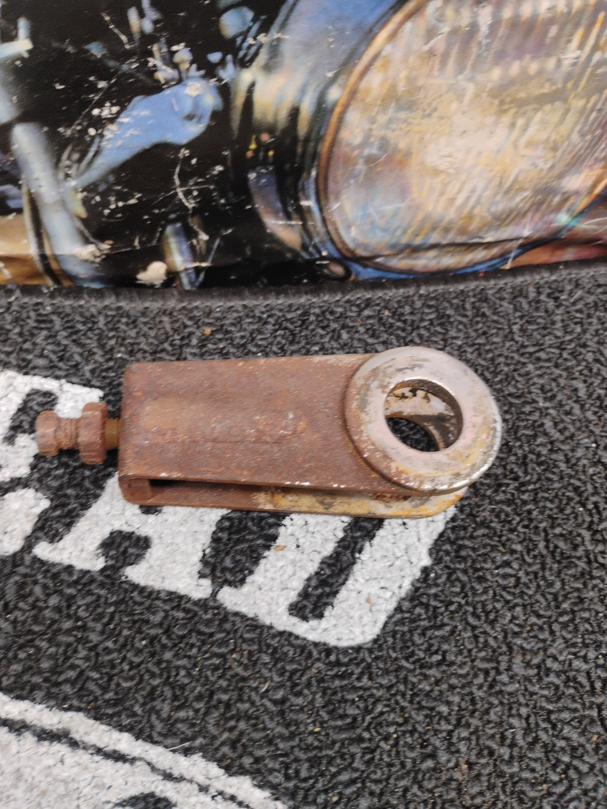 1982 KAWASAKI KE 125 OFF ROAD ENDURO WHEEL CHAIN AXLE ADJUSTERS K376~