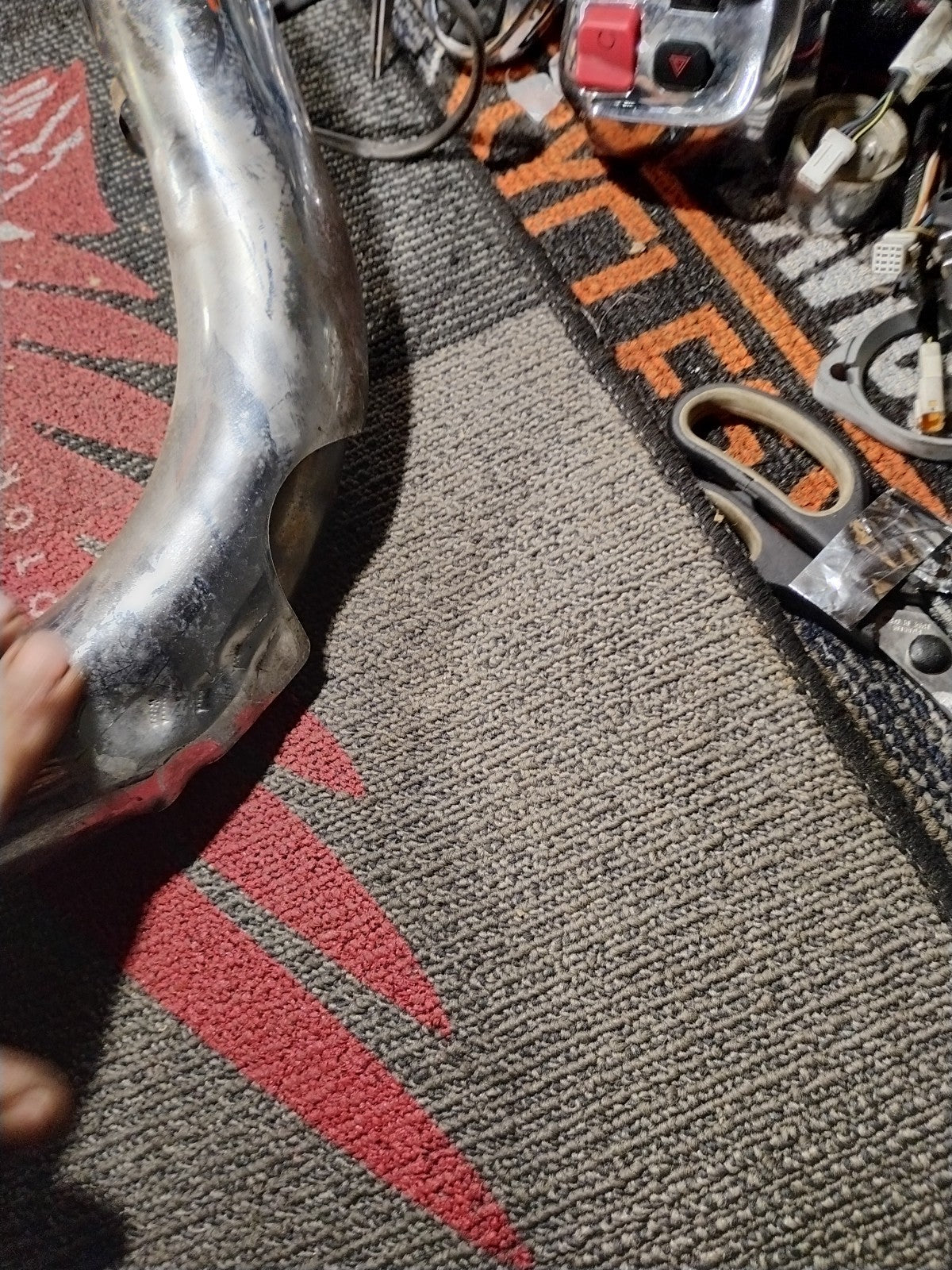 2015 14-18 Indian Chieftain OEM Exhaust Headers Head Pipe W Heat Shields And O2