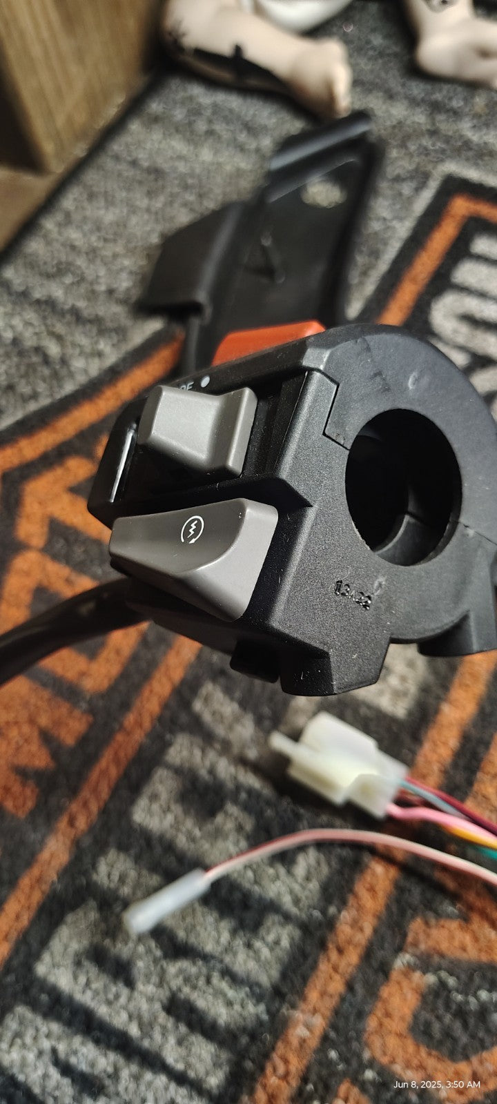  7/8" Motorcycle Handlebar On Off Start Turn Signal Switch Control 