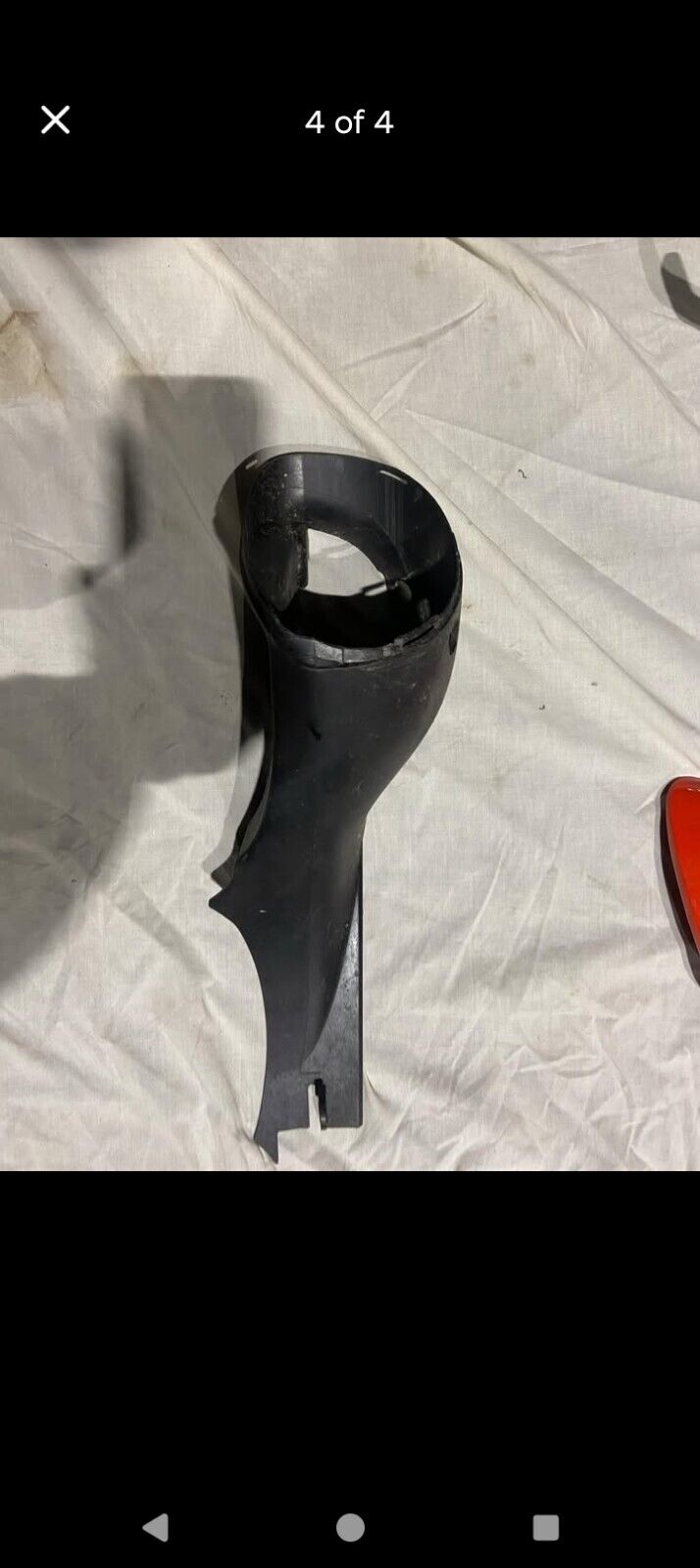 224 G BUELL ULYSSES XB12 2006  OEM  RAM AIR INTAKE TUBE DUCT (A)