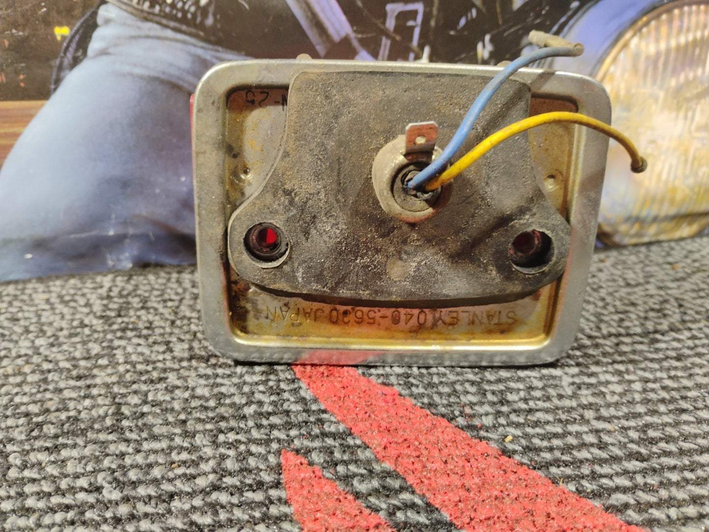 Vintage Japan Motorcycle Tail Light Stanley 040-5630