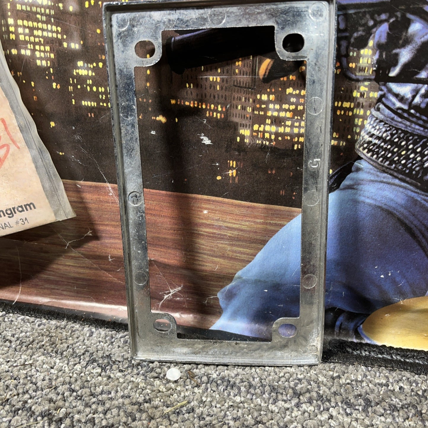 chrome motorcycle license plate frame