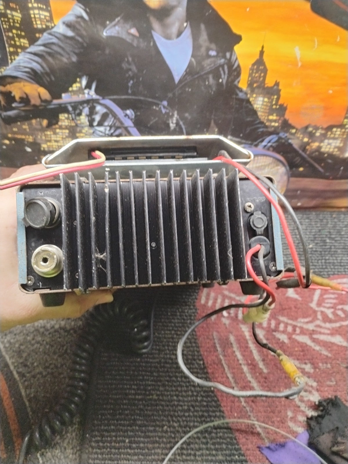 VTG Realistic TRM-12 VHF Marine Radio Telephone 25W 12 Channel 20-201(UNTESTED)