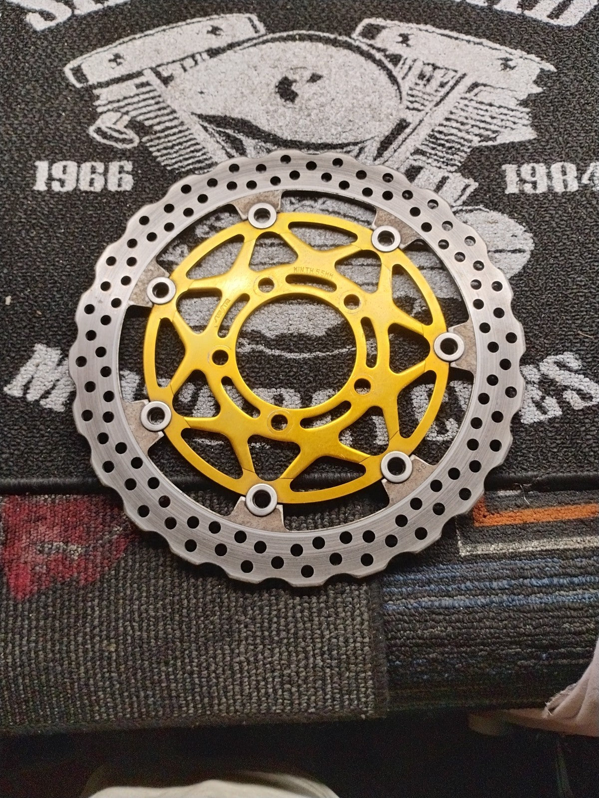 OEM 2004–2007 Sunstar LD68 Front Brake Rotors Kawasaki ZX-10R ZX-6R 305mm 5.89mm