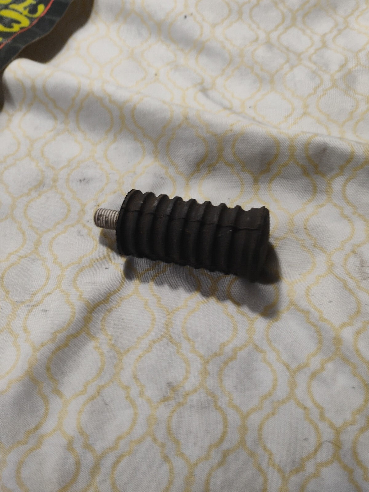 Harley Touring FXR Dyna Sportster & Softail Black Rubber Footpegs Footrests +Toe