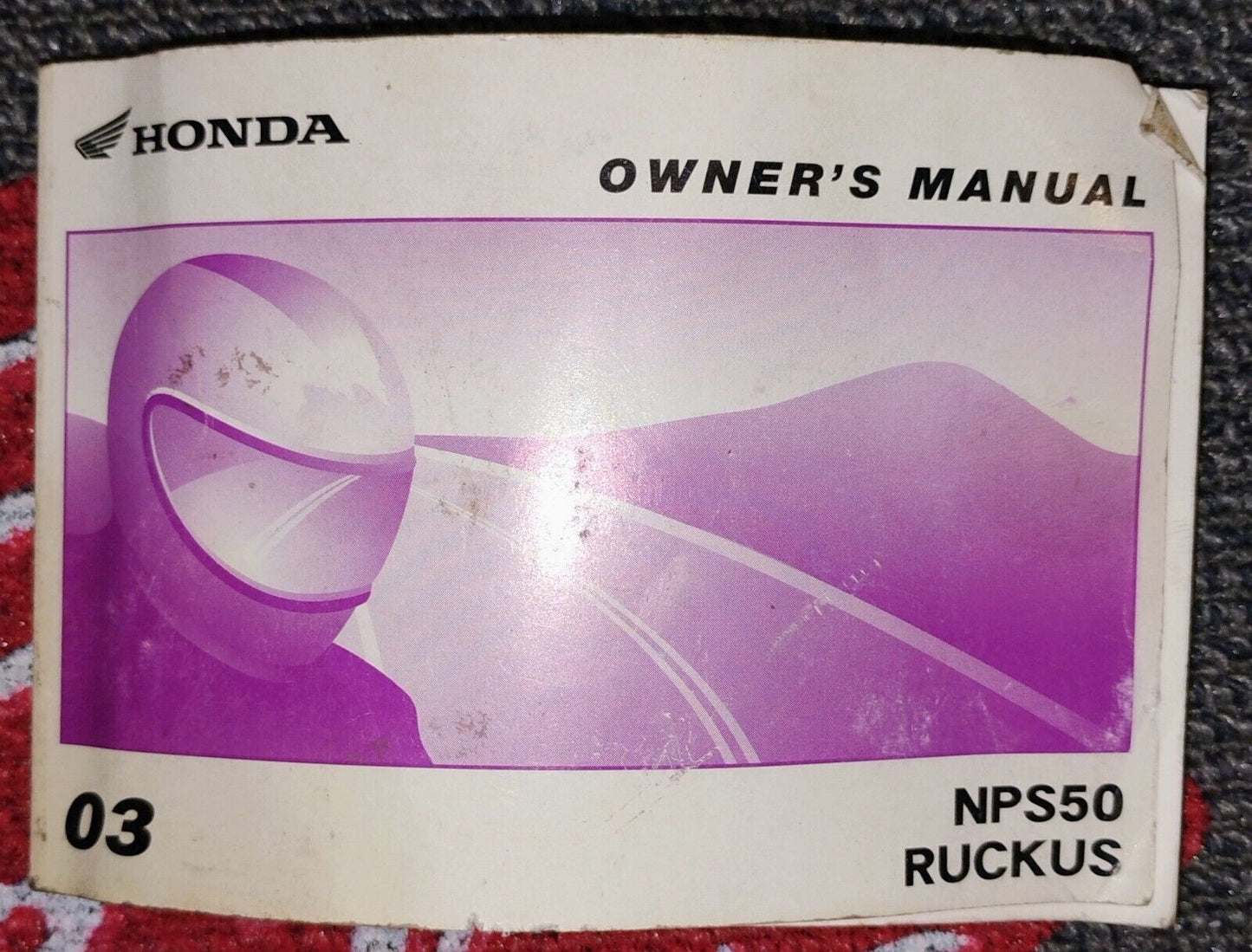 OEM Honda Owener's Manual 2003 NRS50/S Ruckus 00X31-GEZ-6200