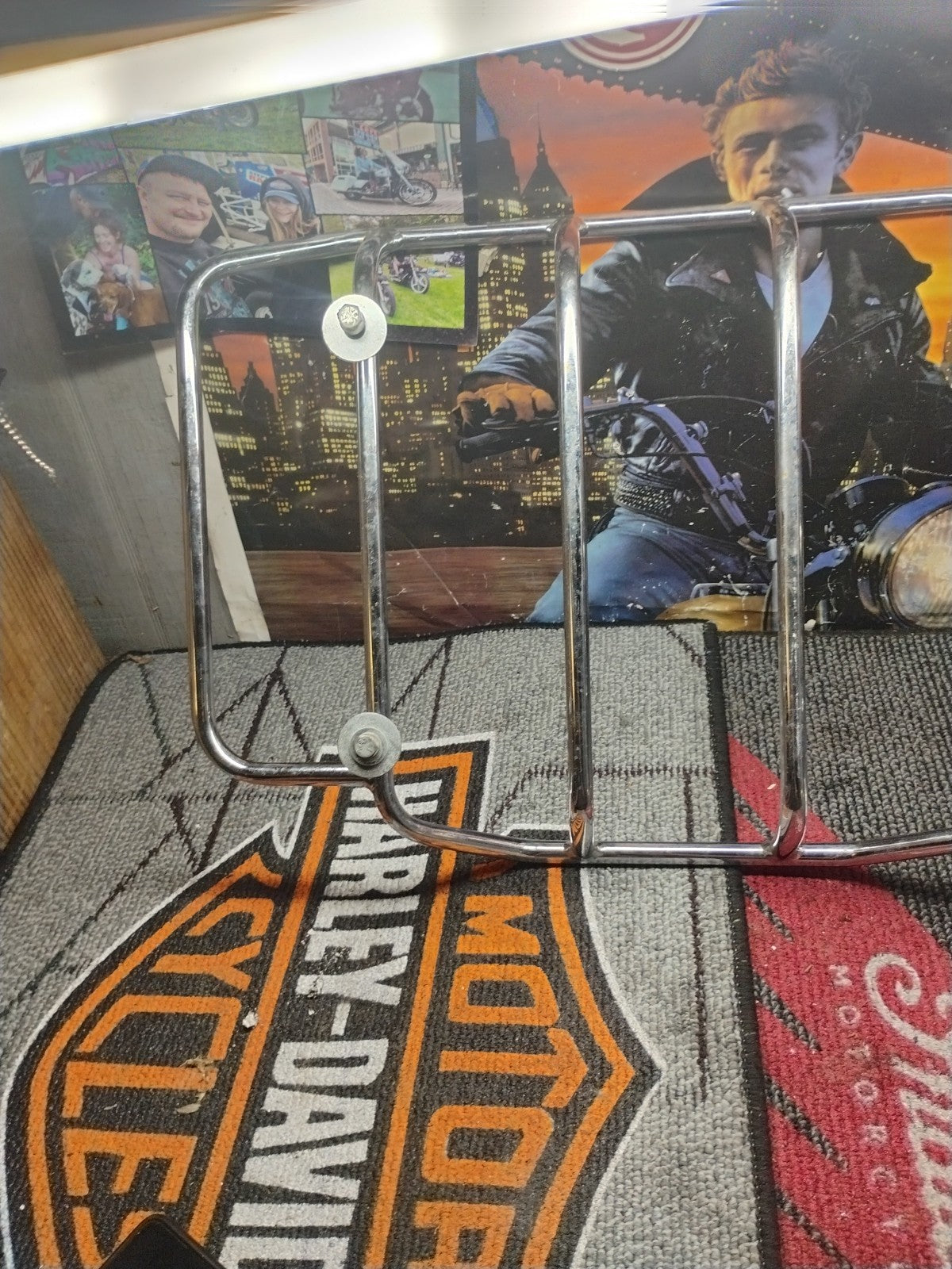 Harley-Davidson 08 & Later Touring Tour Pak Chrome Luggage Rack  53665-87